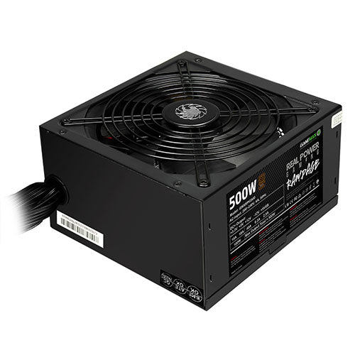 GameMax 500W RPG Rampage PSU, Fully Wired, 80+ Bronze, Flat Black Cables, Power Lead Not Included-0
